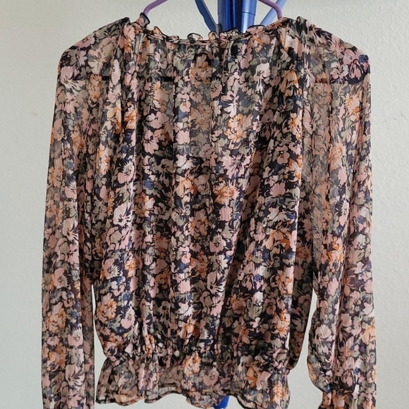 American Eagle Outfitters Floral Blouse Size S - Picture 4 of 16